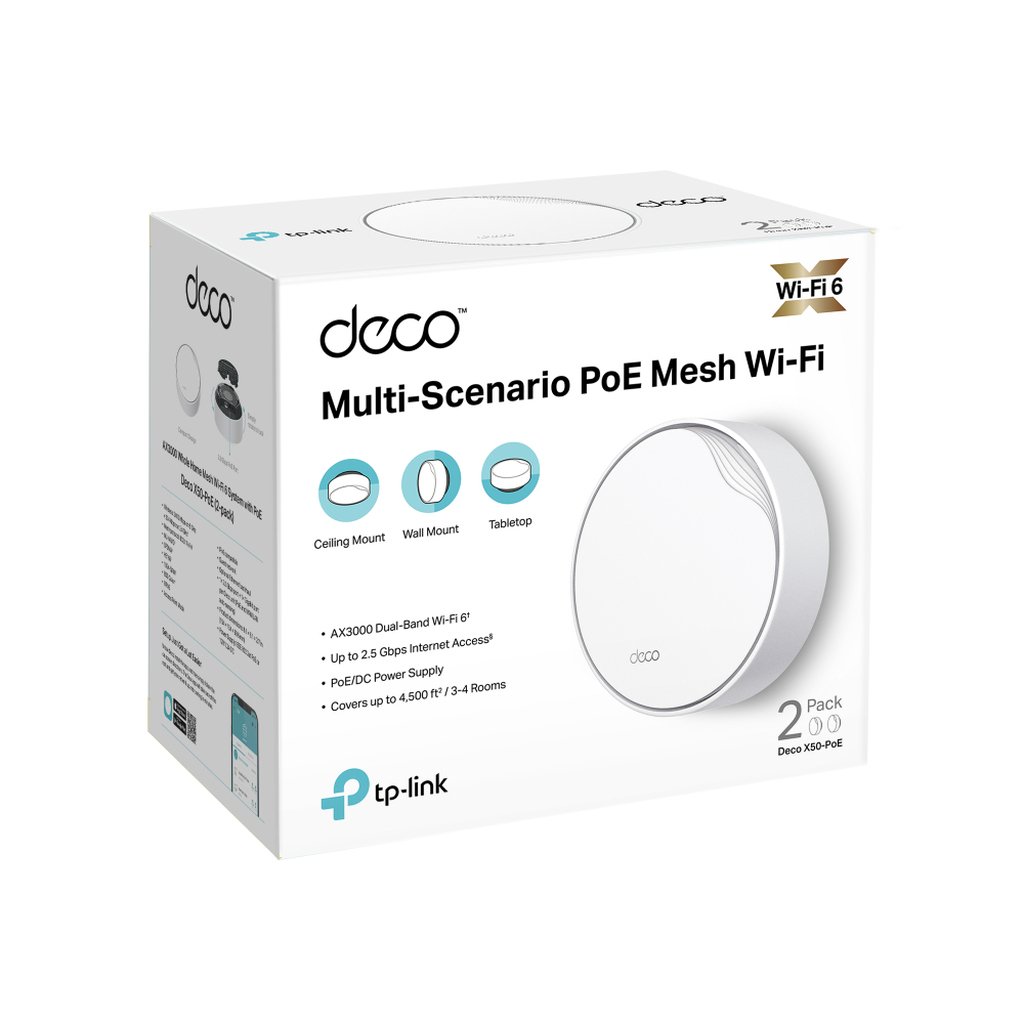 TP-Link AX3000 Whole Home Mesh WiFi 6 System with PoE - Image 9