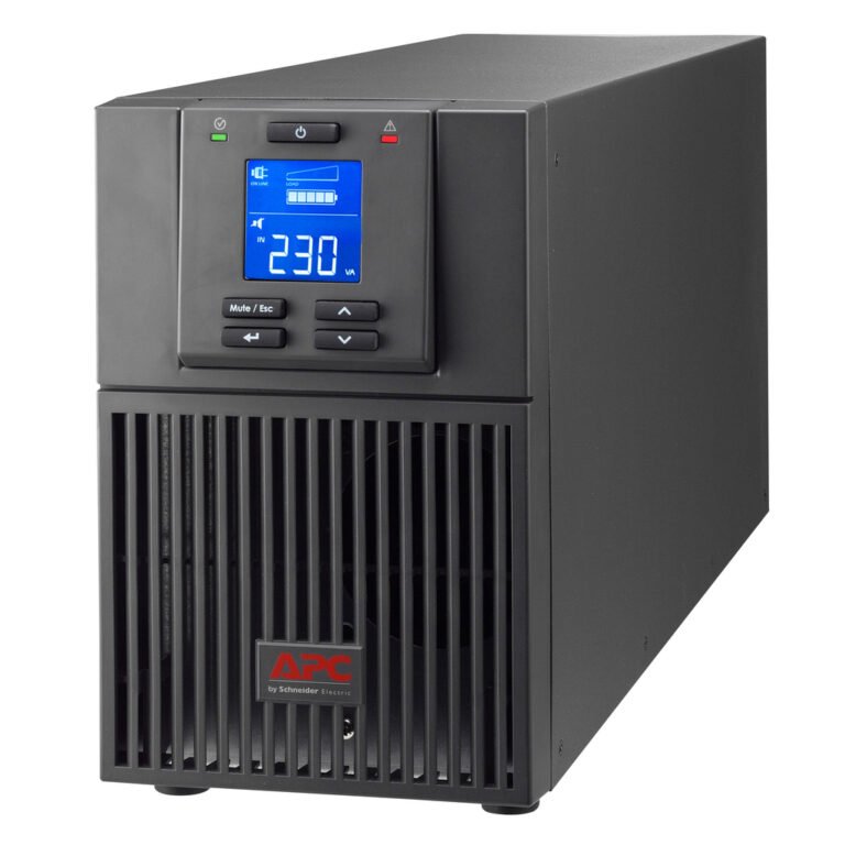 APC Easy UPS On-Line, 1000VA/800W, Tower, 230V, 3x IEC C13 outlets, Intelligent Card Slot, LCD, Extended runtime, No Battery