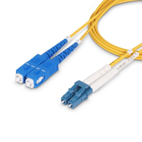 StarTech.com 3m (9.8ft) LC to SC (UPC) OS2 Single Mode Duplex Fiber Optic Cable, 9/125µm, 100G, Bend Insensitive, Low Insertio - Image 5