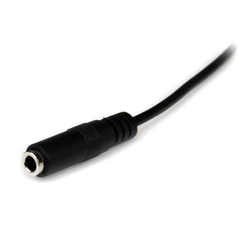 StarTech.com 2m Slim 3.5mm Stereo Extension Audio Cable - M/F - Image 3