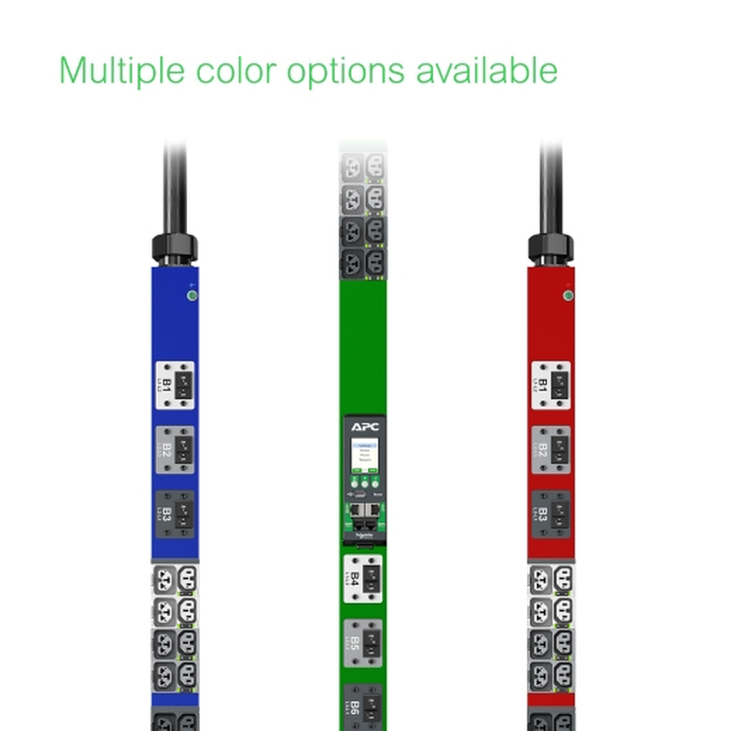 APC NetShelter Rack PDU Advanced, Switched, 3Phase, 43.5kW 400V 63A or 34.6kW 415V 60A, 42 Outlets, IEC309 - Image 5
