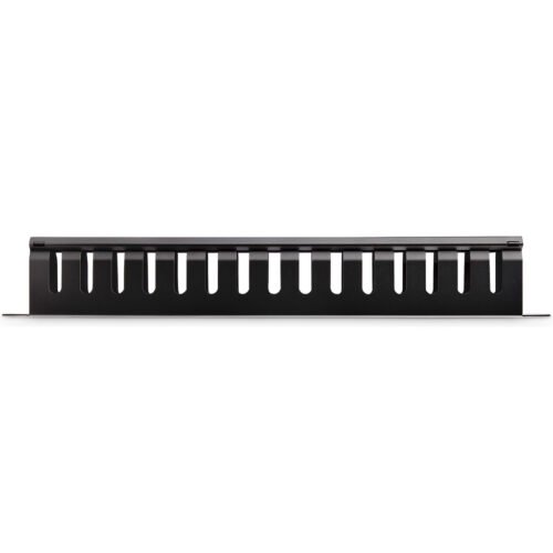 StarTech.com Horizontal 1U Server Rack Cable Management Finger Duct w/ Cover - 19" Network Rack Wire Duct Raceway Panel - Slott - Image 3
