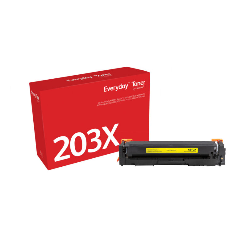 Everyday™ Yellow Toner by Xerox compatible with HP 203X (CF542X), High capacity