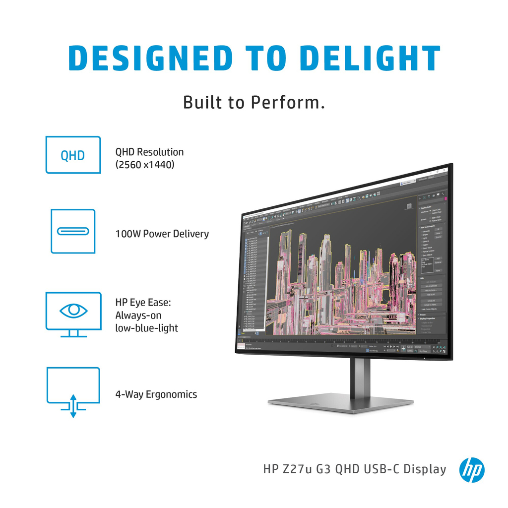 HP Z27u G3 QHD Display - Image 7