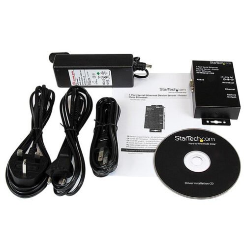StarTech.com 1 Port RS232 Serial Ethernet Device Server - PoE Power Over Ethernet - Image 5