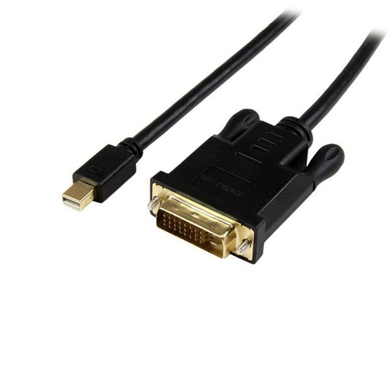 StarTech.com 3ft (0.9m) Mini DisplayPort to DVI Cable - Active Mini DP to DVI Adapter Cable - 1080p Video - mDP 1.2 to DVI-D Si