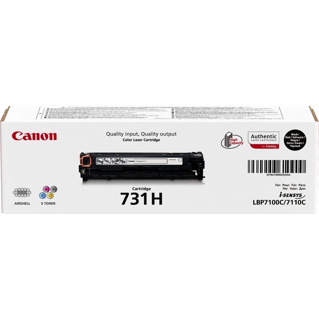 Canon 731H toner cartridge 1 pc(s) Original Black - Image 2