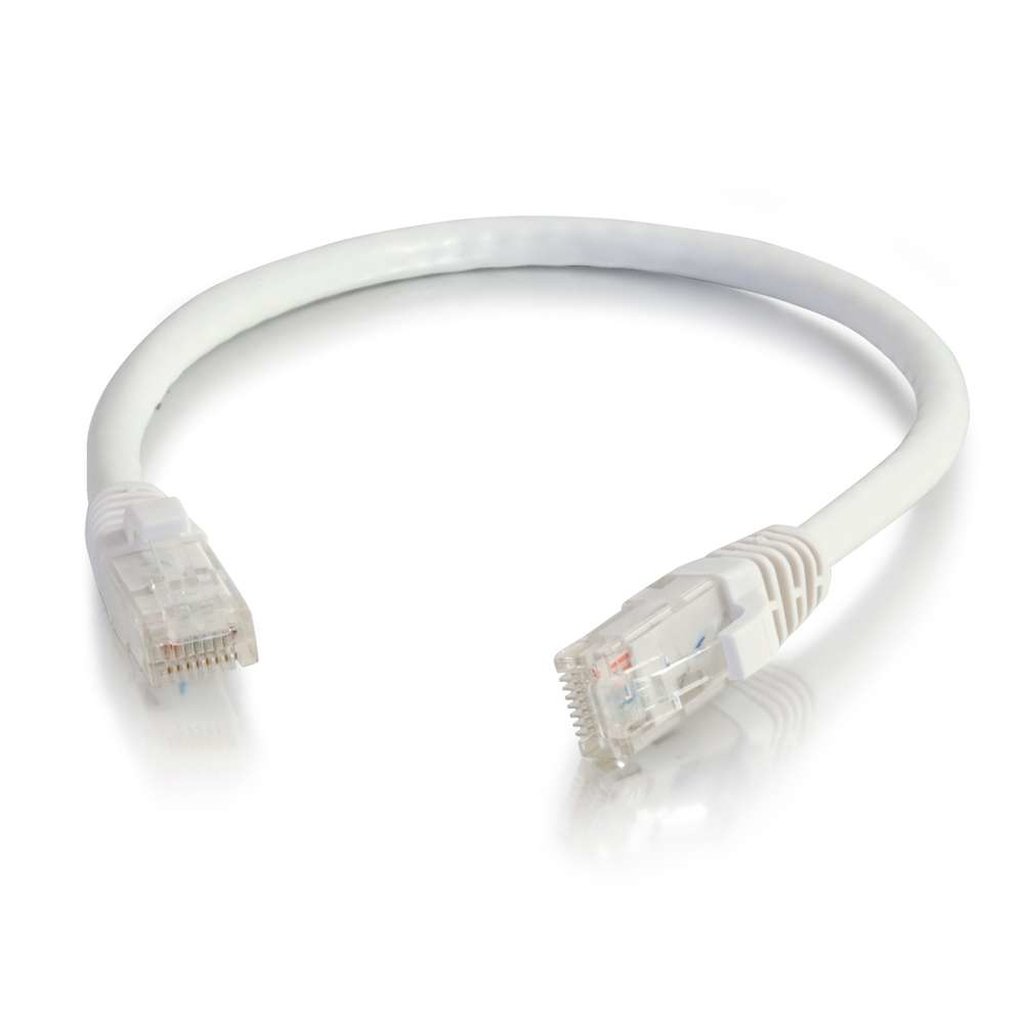 C2G 1.5m Cat5e Booted Unshielded (UTP) Network Patch Cable - White - Image 4