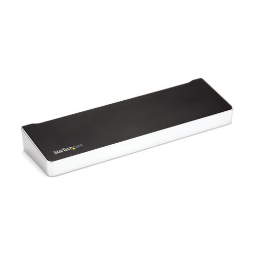 StarTech.com 4K USB-C Dock, Triple UHD 4K Monitor Docking Station, Mac & Windows, USB C to HDMI & DisplayPort, 100W Power Deliv