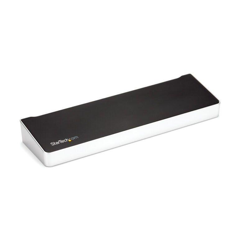 StarTech.com 4K USB-C Dock, Triple UHD 4K Monitor Docking Station, Mac & Windows, USB C to HDMI & DisplayPort, 100W Power Deliv