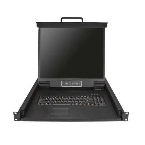 StarTech.com Rackmount KVM Console - Single Port VGA KVM with 19" LCD Monitor for Server Rack - Fully Featured Universal 1U LCD - Image 6