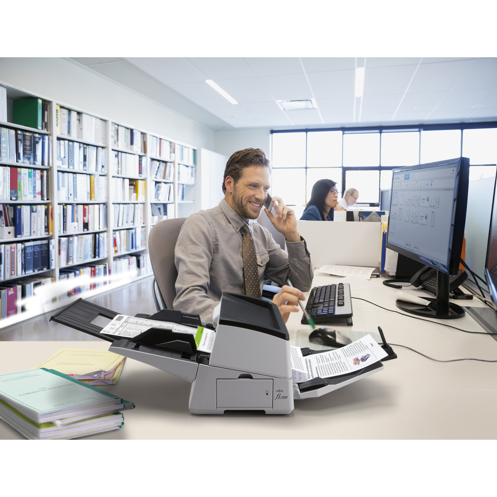 Ricoh fi-7600 ADF + Manual feed scanner 600 x 600 DPI A3 Black, White - Image 2