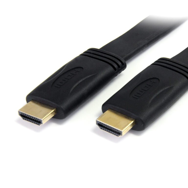 StarTech.com 1,8m Flat High Speed HDMI Cable with Ethernet - Ultra HD 4k x 2k HDMI Cable - HDMI to HDMI M/M~6 ft Flat High Spee