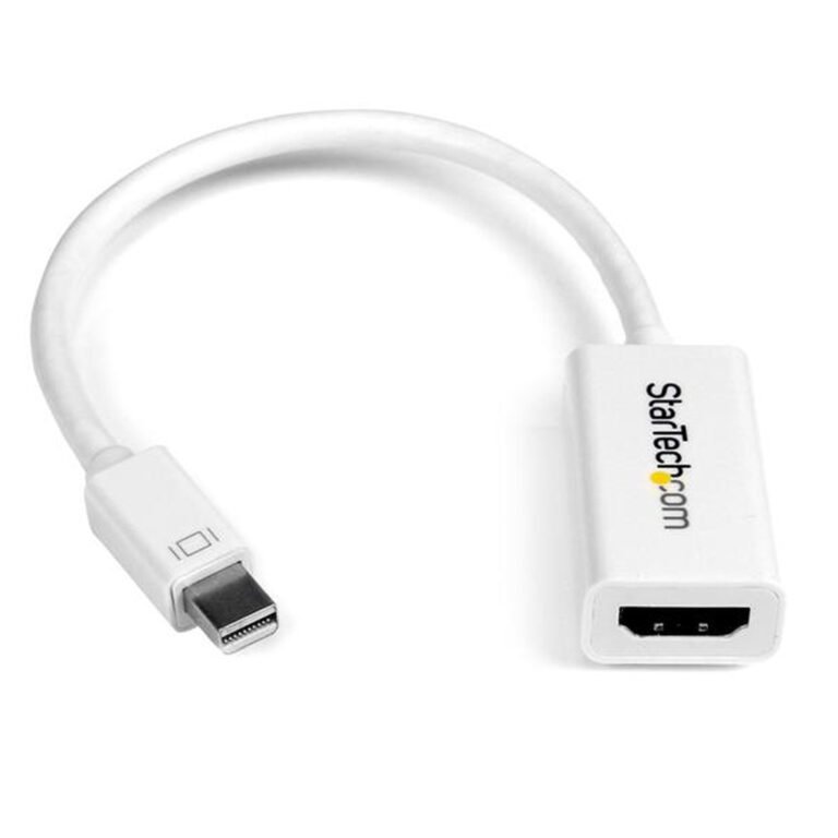 StarTech.com Mini DisplayPort to HDMI Adapter - Active mDP to HDMI Video Converter - 4K 30Hz - Mini DP or Thunderbolt 1/2 Mac/P