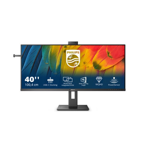 Philips 5000 series 40B1U5601H/00 computer monitor 101.6 cm (40") 3440 x 1440 pixels Wide Quad HD LCD Black - Image 9