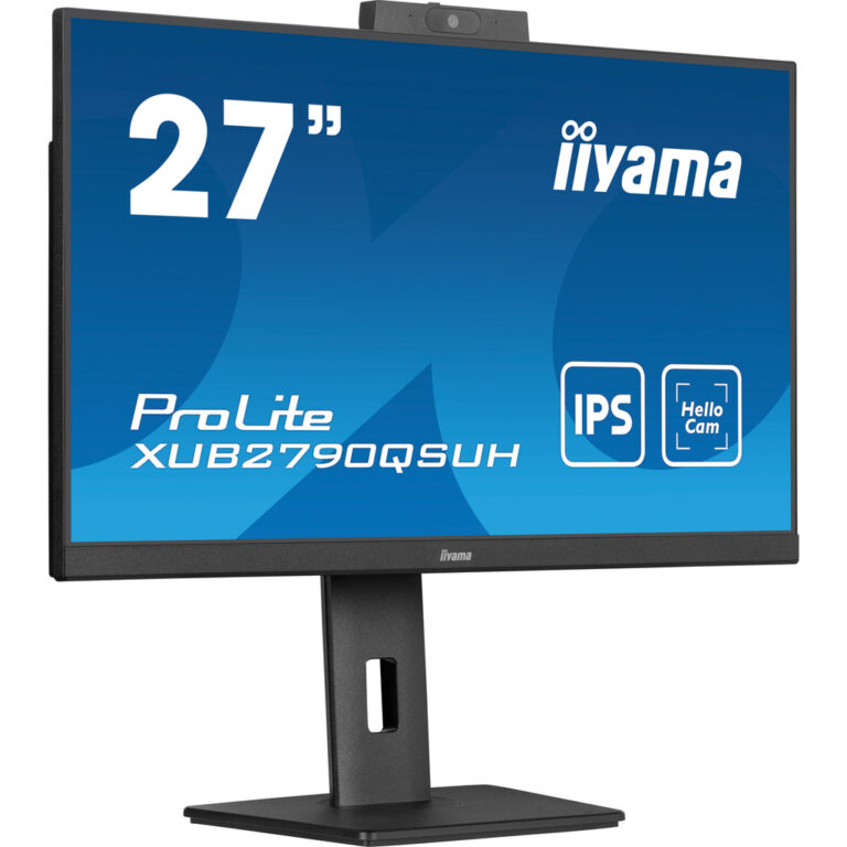 iiyama ProLite XUB2790QSUH-B1 computer monitor 68.6 cm (27") 2560 x 1440 pixels Quad HD LED Black