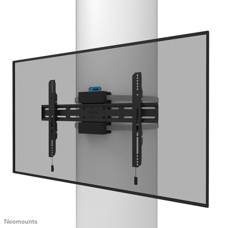 Neomounts WL30S-910BL16 TV pillar mount 40-75" - fixed - lockable - diam. 25-100 cm - portrait