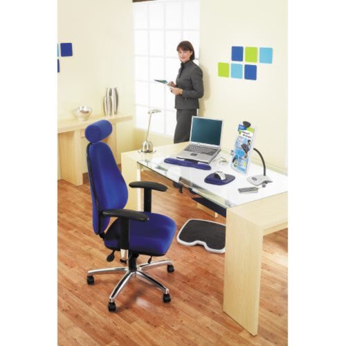 Kensington Foam Mouse Pad with Integrated Wrist Support - Blue - Image 3