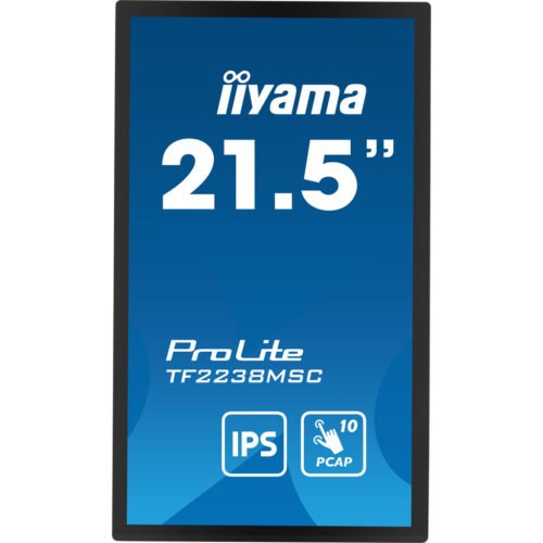 iiyama 21.5” 10pt Optical Bonded PCAP Open Frame Touch monitor with IPS panel technology, edge-to-edge glass design, anti-fin - Image 3