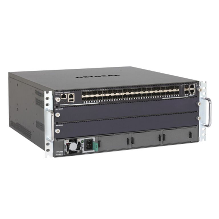 NETGEAR M6100-44GF3 Managed Gigabit Ethernet (10/100/1000) 4U Black, Grey