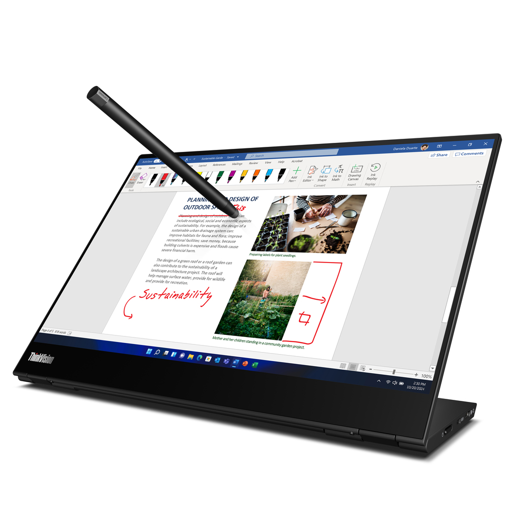 Lenovo ThinkVision M14t Gen 2 Monitor - Image 15