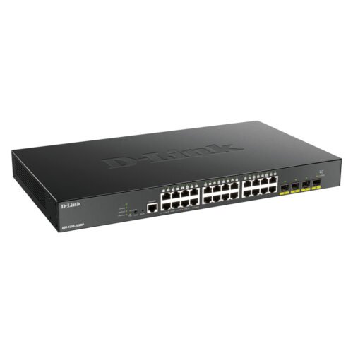 D-Link 24-port Gigabit PoE Smart Managed Switch with 4x 10G SFP+, 370Watts - Image 2