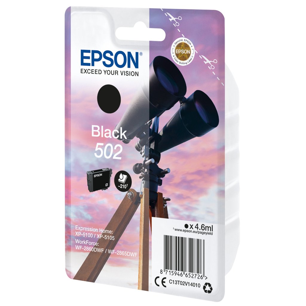 Epson Singlepack Black 502 Ink - Image 2