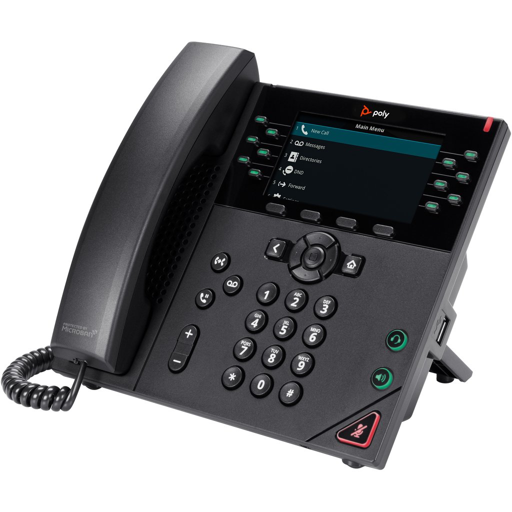 POLY VVX 450 12-Line IP Phone and PoE-enabled - Image 3