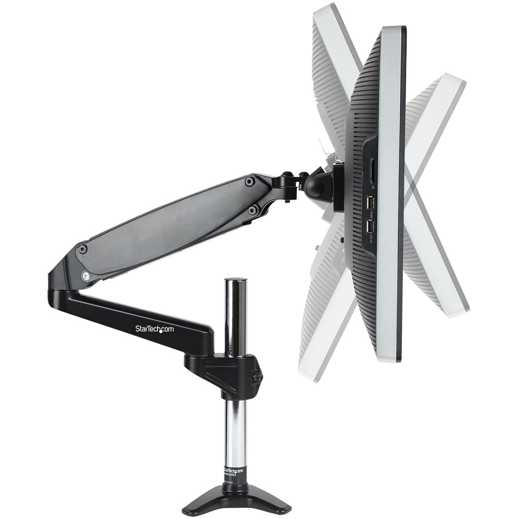 StarTech.com Desk Mount Monitor Arm for Single VESA Display up to 32" or 49" Ultrawide 8kg/17.6lb - Full Motion Articulating & - Image 15