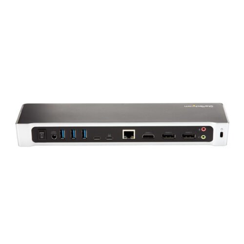 StarTech.com 4K USB-C Dock , Triple UHD 4K Monitor Docking Station, Mac & Windows, USB C to HDMI & DisplayPort, 60W Power Deliv - Image 5