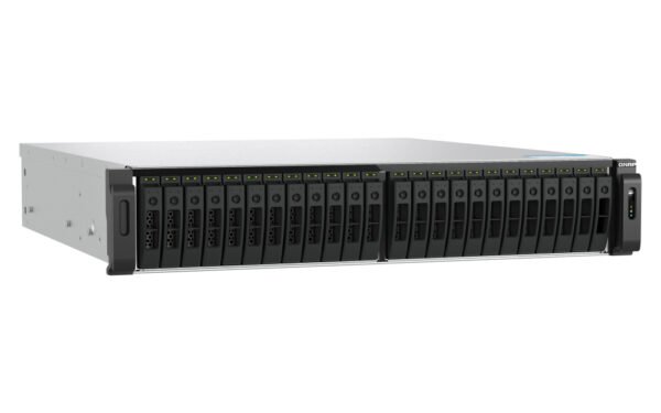QNAP TS-H3077AFU-R7-64G NAS/storage server Rack (2U) AMD Ryzen™ 5 64 GB DDR5 0 TB QuTS hero Black, Metallic - Image 3