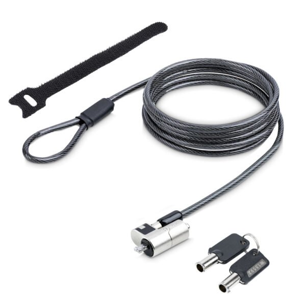 StarTech.com Nano Laptop Cable Lock, 6ft (2m), Anti-Theft Keyed Lock, Security Cable Locks Nano Slot Notebooks, For EliteBook/L - Image 4