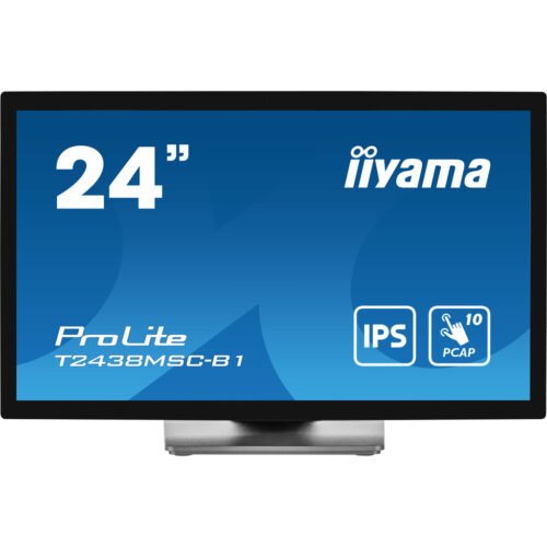 iiyama ProLite 23.8” 10pt Optical Bonded PCAP touchscreen monitor with IPS panel technology, edge-to-edge glass design, anti- - Image 2