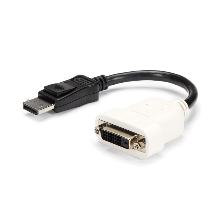 StarTech.com DisplayPort to DVI Adapter - DisplayPort to DVI-D Adapter/Video Converter - 1080p - DP 1.2 to DVI Monitor/Display