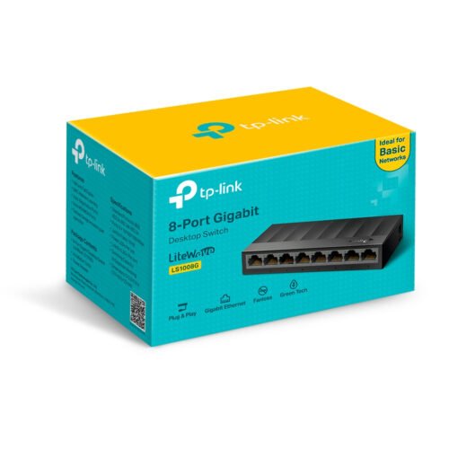 TP-Link LS1008G network switch Unmanaged Gigabit Ethernet (10/100/1000) Black - Image 5
