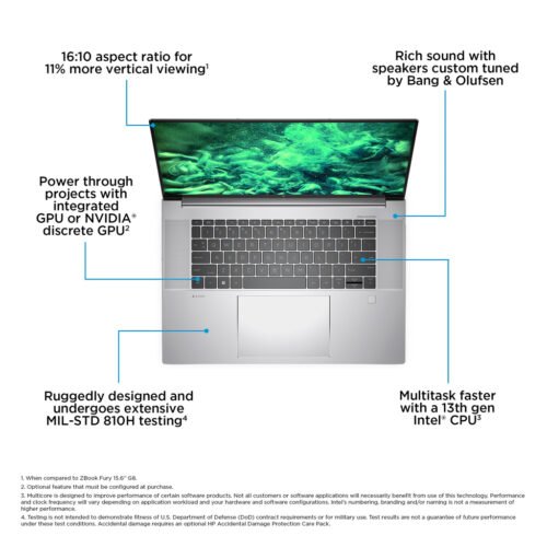 HP ZBook Studio G10 Intel® Core™ i7 i7-13800H Mobile workstation 40.6 cm (16") WQXGA 32 GB DDR5-SDRAM 1 TB SSD NVIDI - Image 4