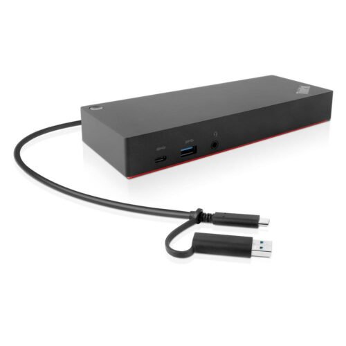Lenovo 40AF0135UK laptop dock/port replicator Wired USB 3.2 Gen 1 (3.1 Gen 1) Type-C Black - Image 8