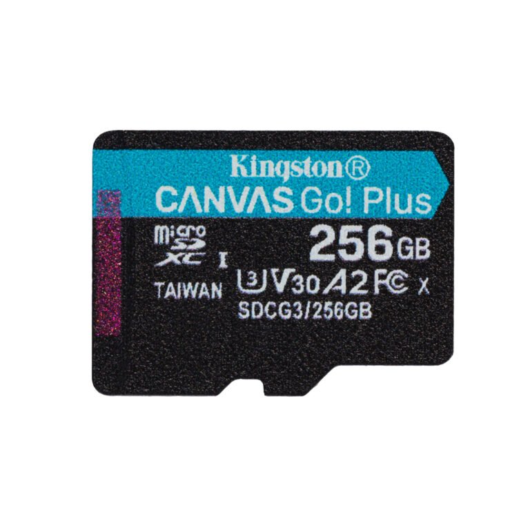 Kingston Technology Canvas Go! Plus 256GB microSDXC Canvas Go Plus 170R A2 U3 V30 Single Pack w/o ADP