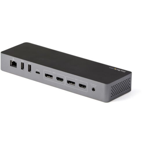 StarTech.com Thunderbolt 3 Dock w/ USB-C Host Compatibility - Dual 4K 60Hz DisplayPort 1.4 or Dual HDMI Monitors - Single 8K - - Image 11