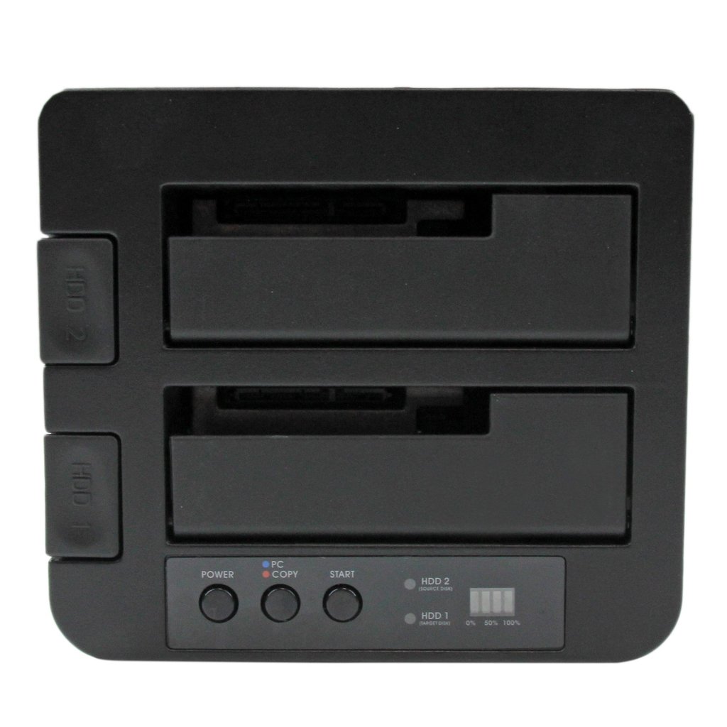 StarTech.com Dual Bay Hard Drive Duplicator, Standalone USB 3.0 (5 Gbps) / eSATA to 2.5/3.5" SATA III HDD/SSD Cloner/Copier, Ha - Image 2