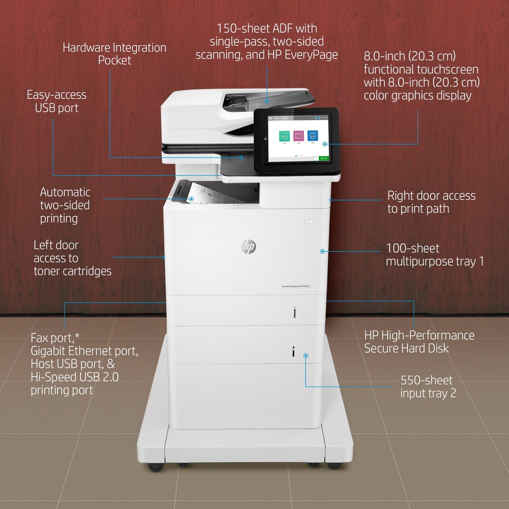 HP LaserJet Enterprise MFP M635fht - Image 8