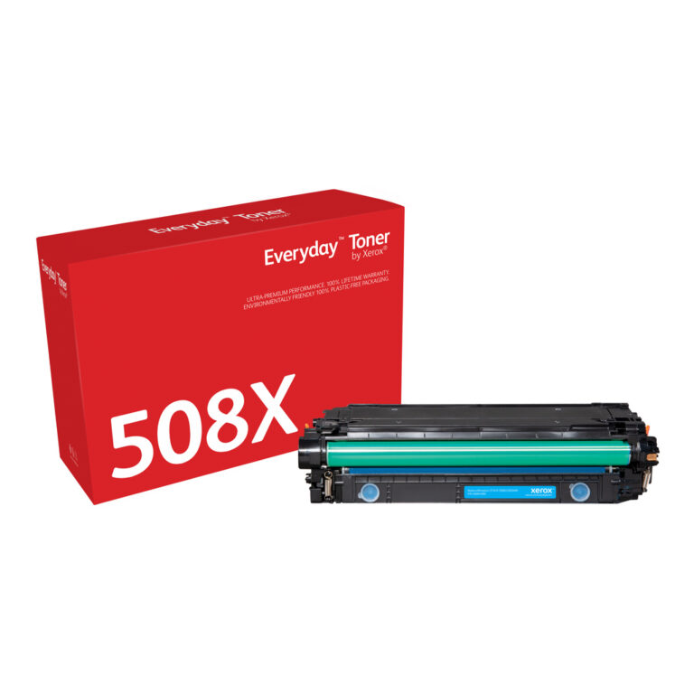 Everyday™ Cyan Toner by Xerox compatible with HP 508X (CF361X), High capacity