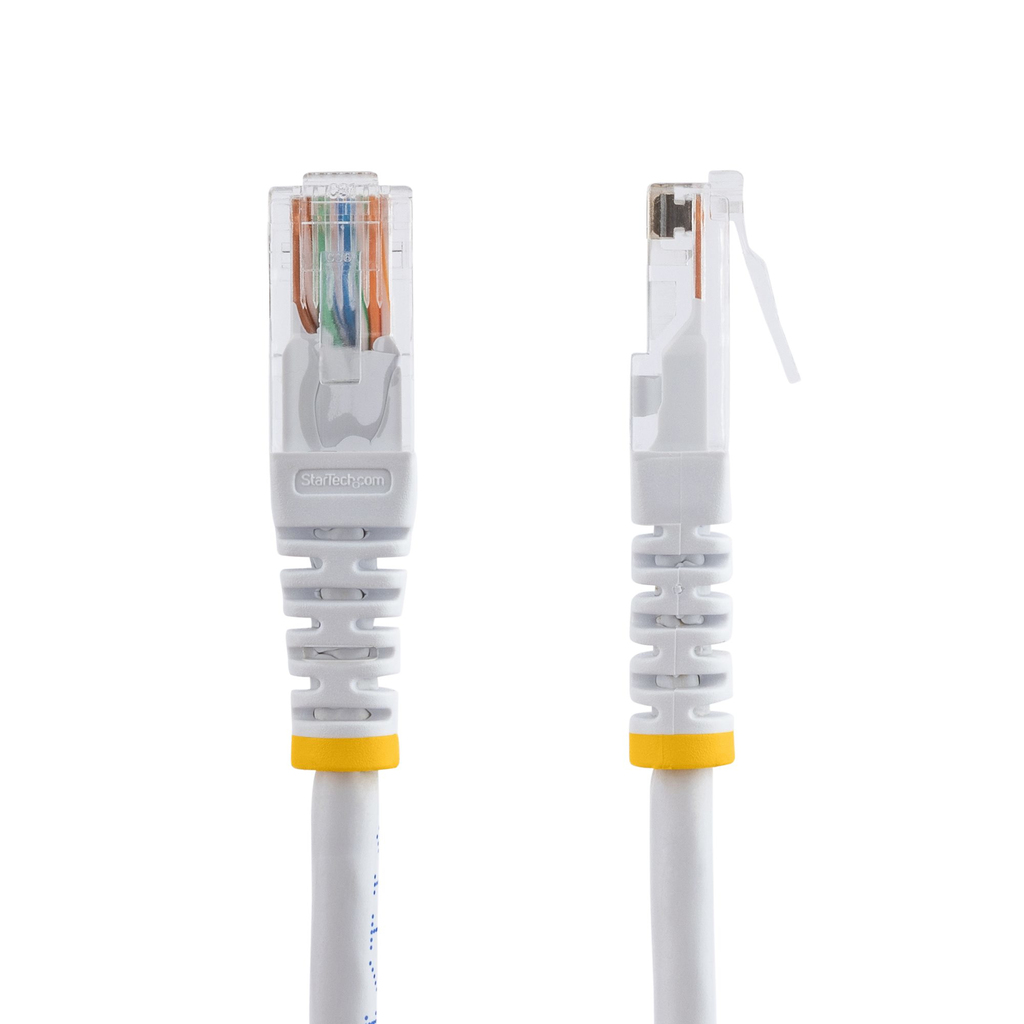 StarTech.com 15m Cat5e White Molded RJ45 UTP Cat 5e Patch Cable - 15 m Patch Cord - Image 4