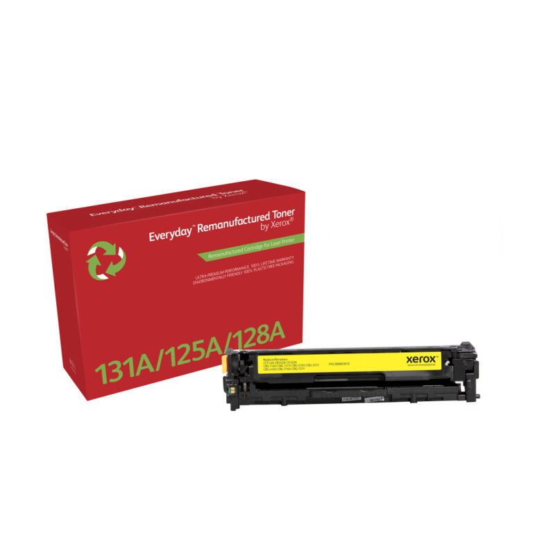 Everyday™ Yellow Remanufactured Toner by Xerox compatible with HP 131A (CF212A), Standard capacity