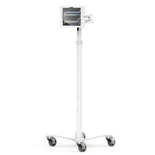 Compulocks iPad Pro M4 11" (2024), Apex Enclosure Rolling Cart - Rise Freedom Extended White