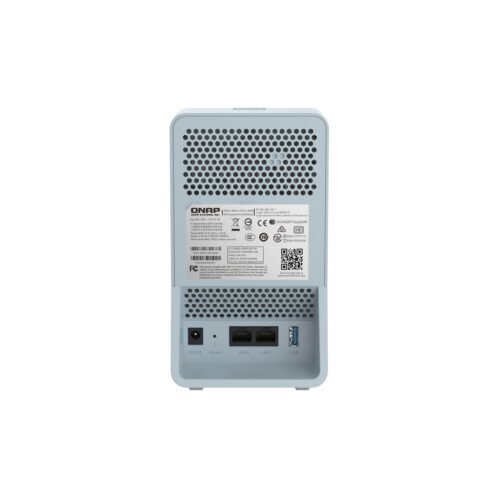 QNAP QMiro-201W wireless router Gigabit Ethernet Dual-band (2.4 GHz / 5 GHz) Blue - Image 2