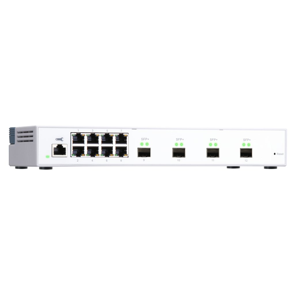 QNAP QSW-M408S network switch Managed L2 Gigabit Ethernet (10/100/1000) White - Image 3