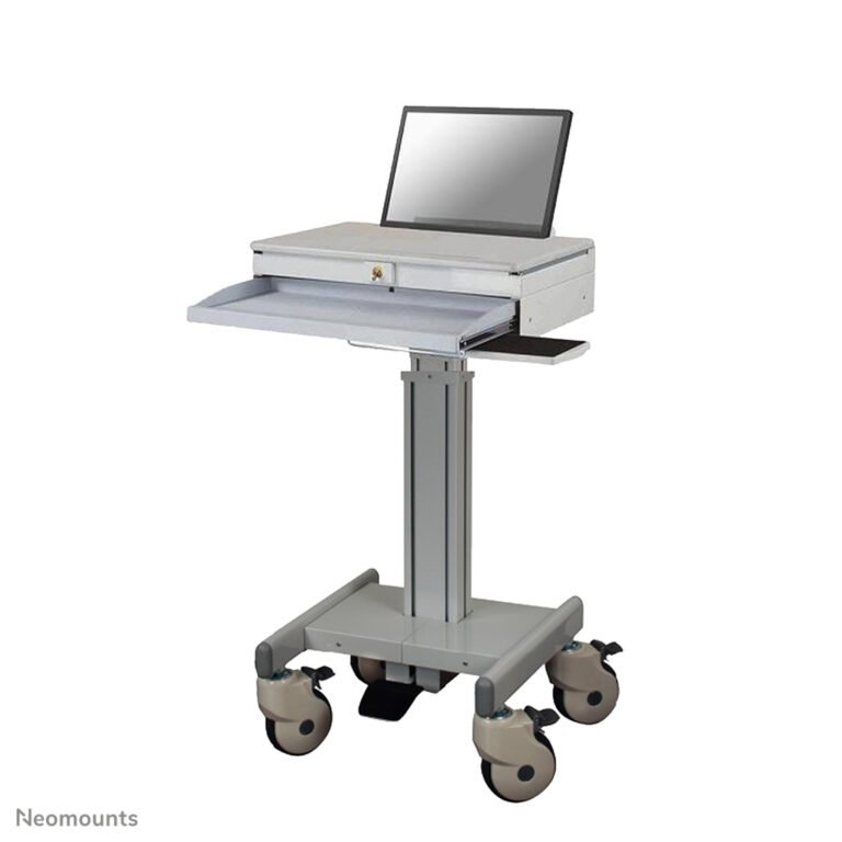Neomounts MED-M100 Medical mobile workstation -17" - gas spring - lockable
