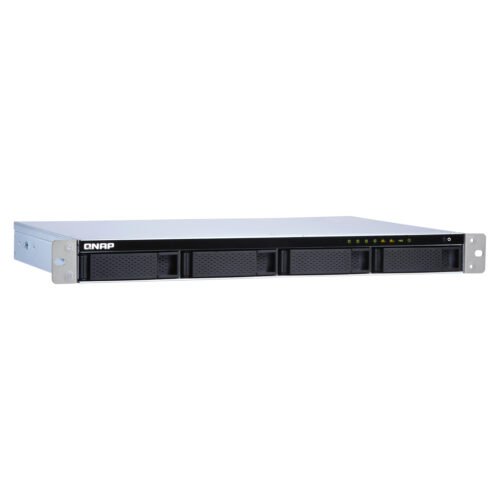 QNAP TS-431XeU NAS Rack (1U) Annapurna Labs Alpine AL-314 8 GB DDR3 8 TB HDD QNAP Turbo System Black, Stainless steel - Image 3
