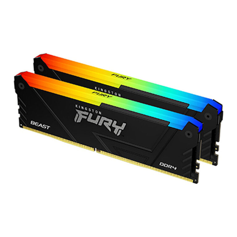 Kingston Technology FURY Beast 32GB 2666MT/s DDR4 CL16 DIMM (Kit of 2) 1Gx8 RGB